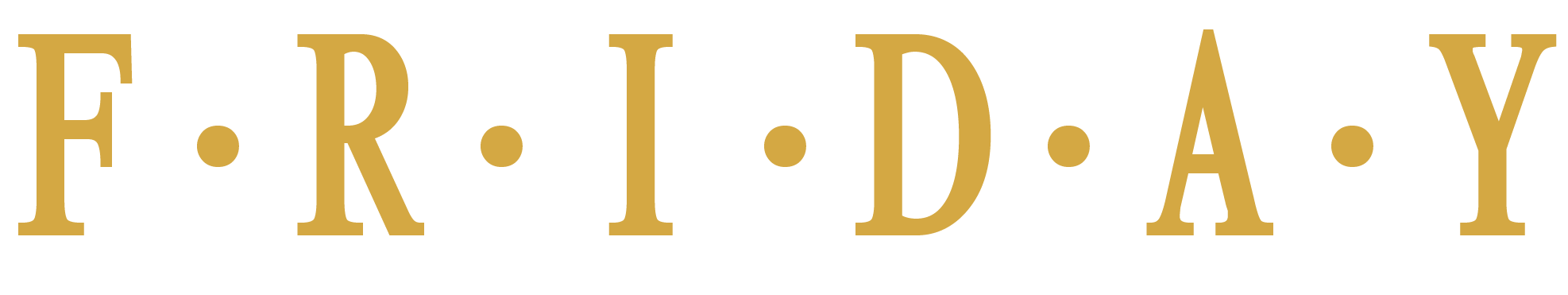F.R.I.D.A.Y 로고
